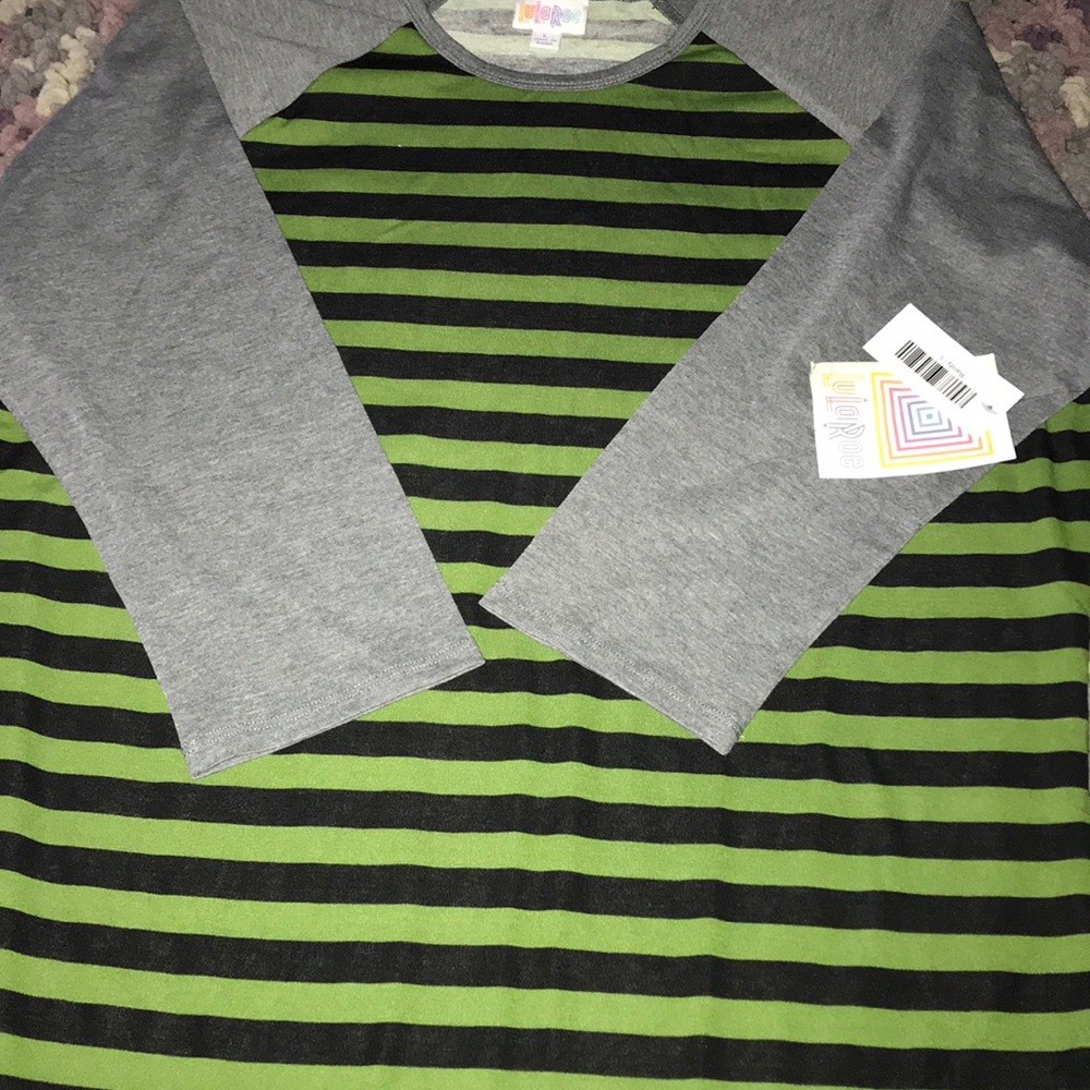 Large green and black striped randy
